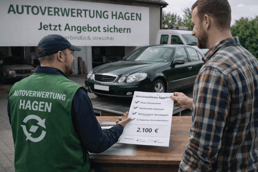 Jetzt Angebot sichern – Ihr direkter Einstieg in die Autoverwertung in Erkelenz